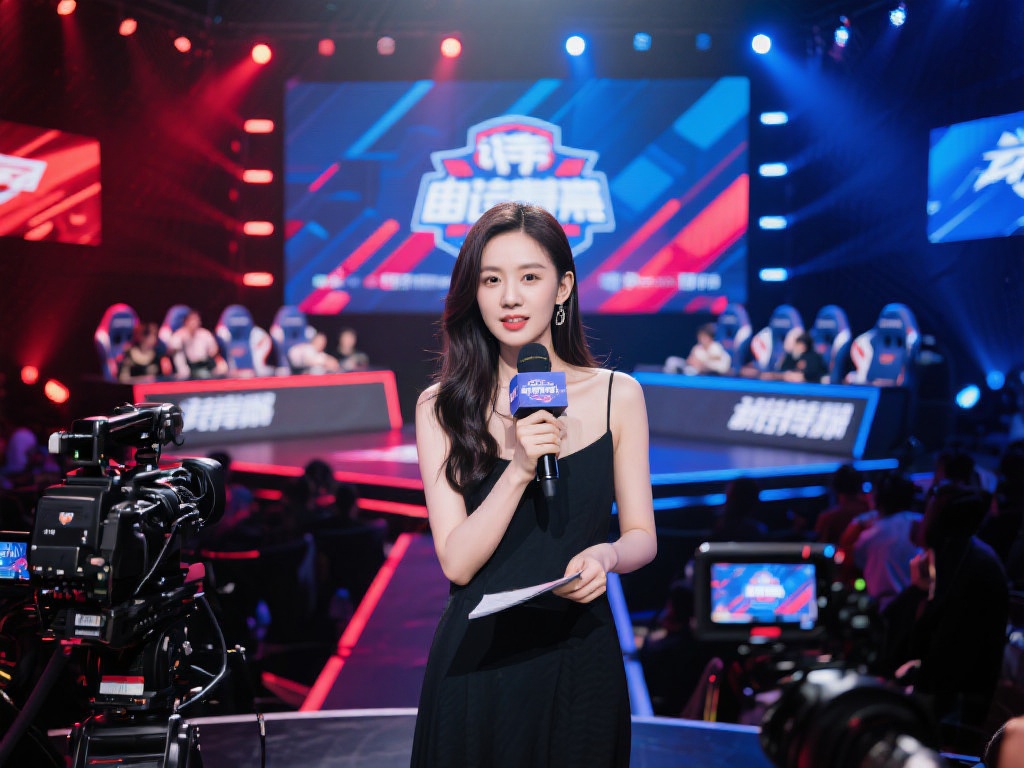 诗诗晒活动返图:主持三万人电竞派对拓宽职业新领域 不少业内人士都表示,电竞派对主持不仅是一