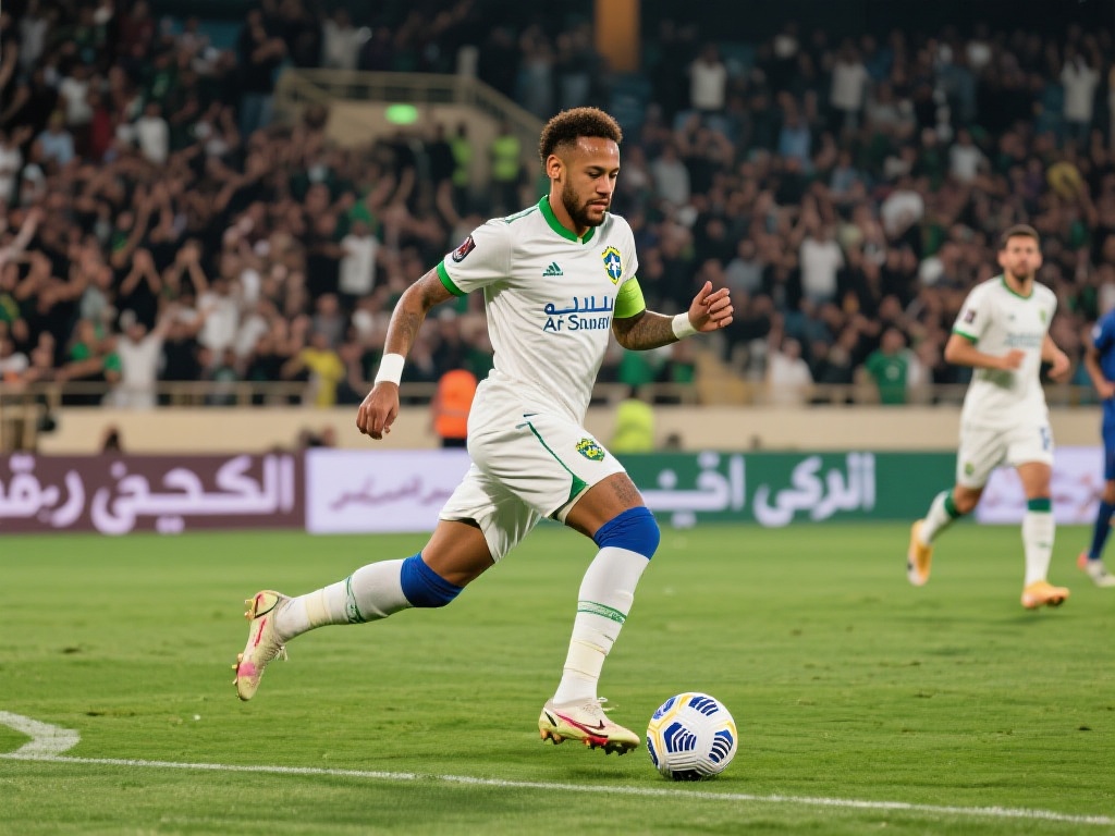 内马尔4273天后震撼归来：沙特主场2万人狂欢