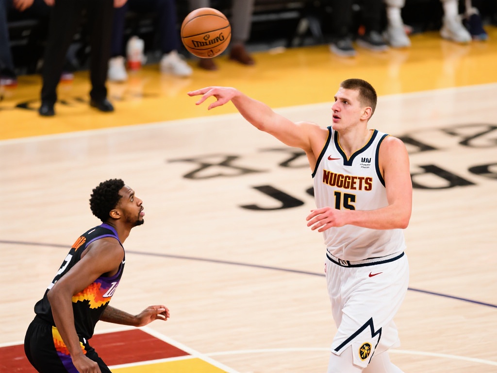 约基奇高抛妙传 沃特森空接飞天重扣绝技