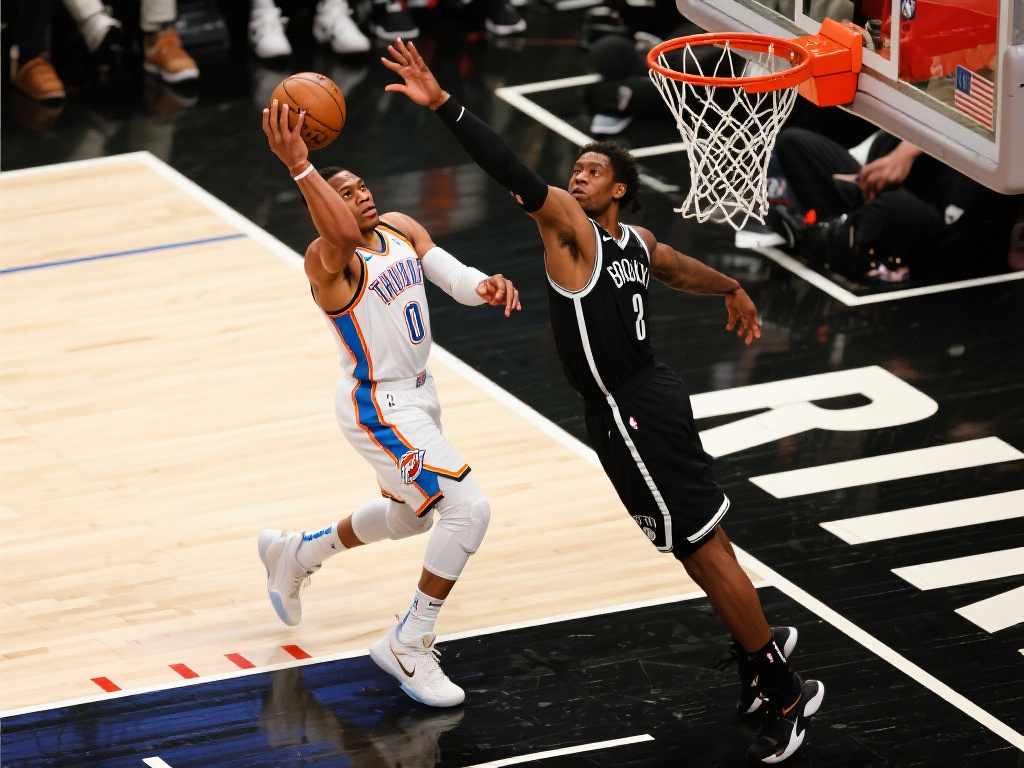 威少边线持球演技绝妙骗尚帕尼犯规