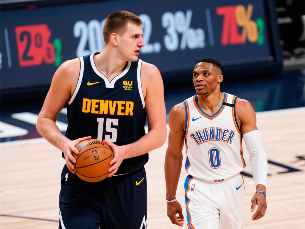 约基奇统治全场，威少创双里程碑，掘金狂胜爵士36分